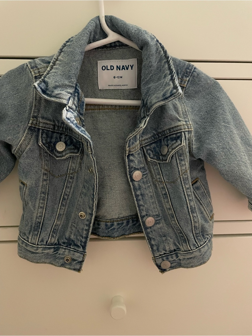 Old Navy Light Wash Kids' Denim Jacket in Blue